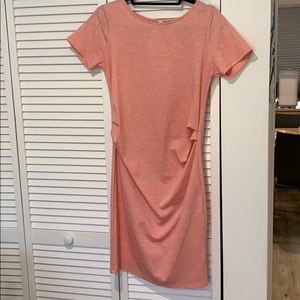 Maternity pink dress